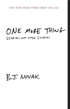 One More Thing Stories and Other Stories Vintage Contemporaries Kindle Editon