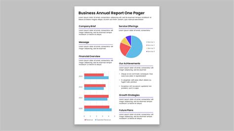 One Pager Template Google Docs