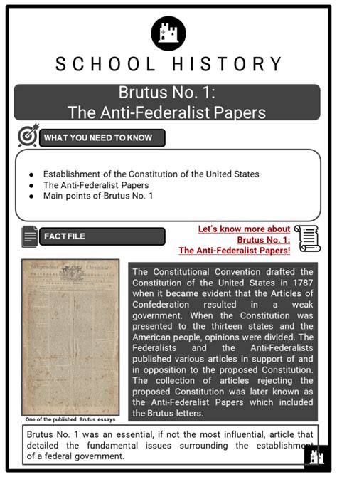 One Pager on the Article "Brutus 1"