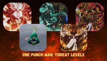 One Punch Man Threat Levels Chart