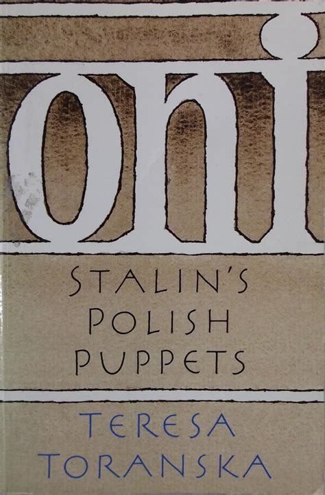 Oni Stalin s Polish Puppets Reader