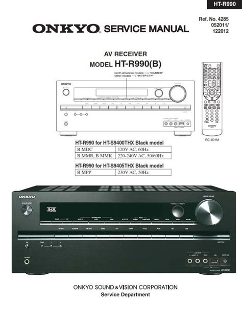 Onkyo Receiver Repair Ebook Doc