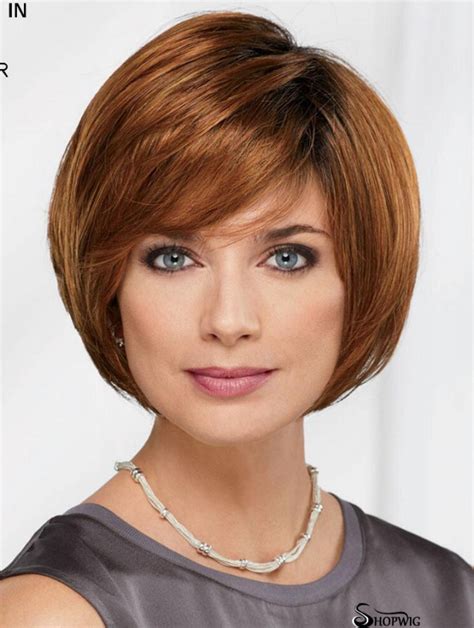 Online Auburn Straight Chin Length Bob Wigs