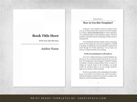 Online Book Template