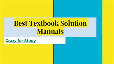 Online Textbook Solution Manuals Reader