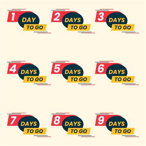 Only [Number of Days] Days to Go!