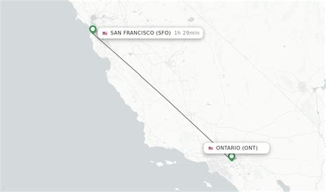 Ontario Airport to SFO: 3,000+ Daily Flights, 10 Airlines, 500 Miles