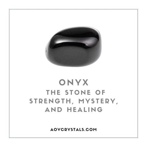 Onyx: The Stone of Protection and Strength