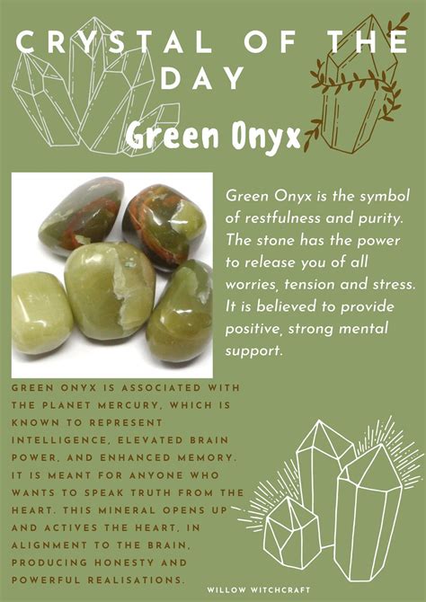 Onyx Green: Unraveling the Mystique and Meaning of this Captivating Gemstone