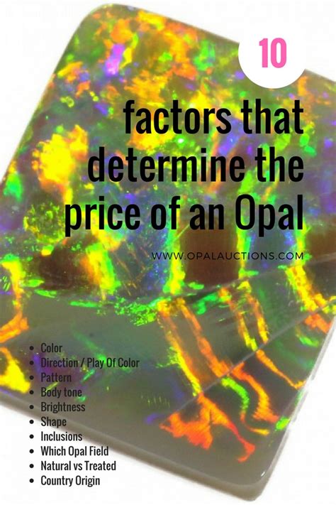 Opal Price Chart: A Comprehensive Guide to Pricing Gemstone Opals