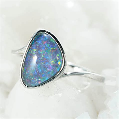 Opal Ring Silver: A Glimmering Symphony of Colors