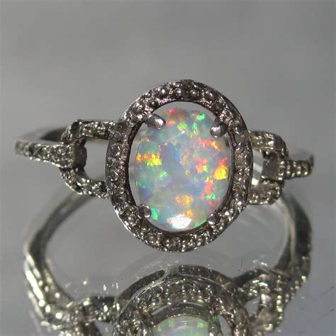 Opal Ring Silver: A Timeless Treasure of Shimmer and Grace