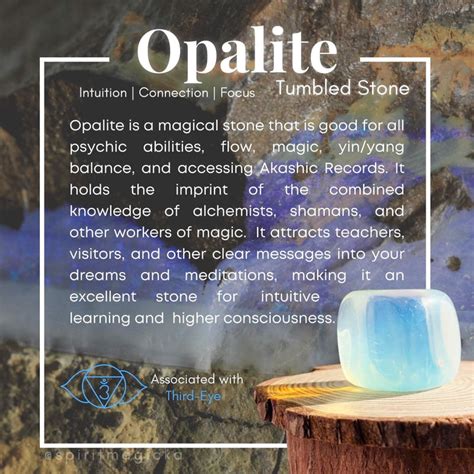 Opalite's Connection to Intuition and Spirit