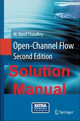 Open Channel Flow Chaudhry Solution Manual Ebook Epub