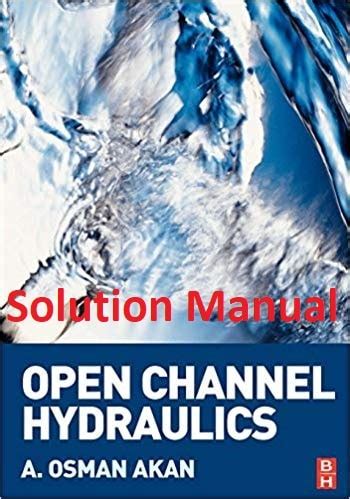 Open Channel Hydraulics Solution Manual Reader