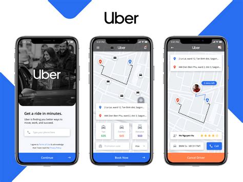 Open the Uber app: