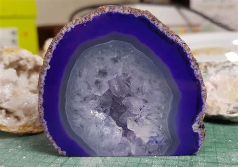 Opened Geode: A Window into Earth's Geological History