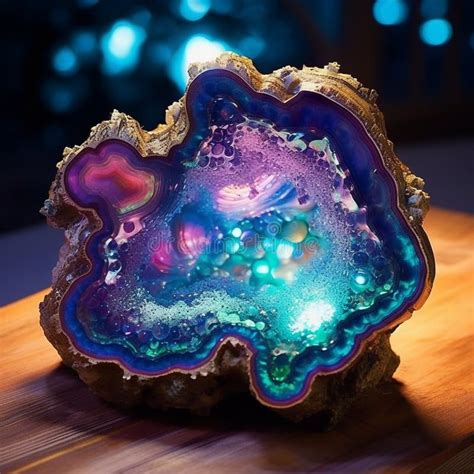 Opened Geode: Unveiling Nature's Enchanting Artwork