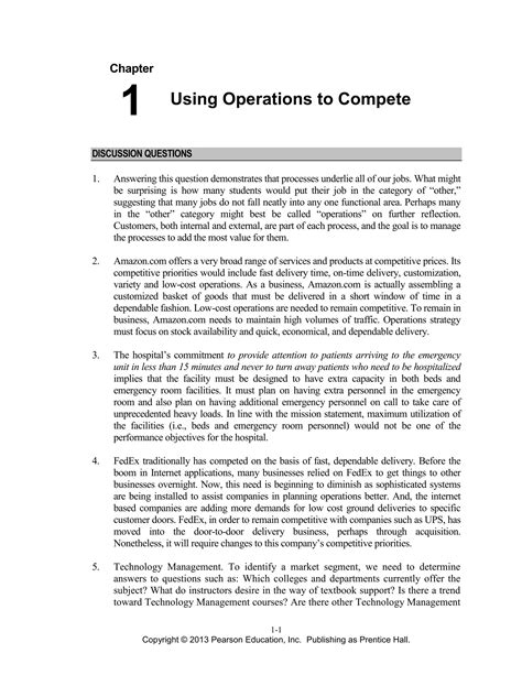 Operation Management Krajewski Solution Manual 10th Edition Kindle Editon