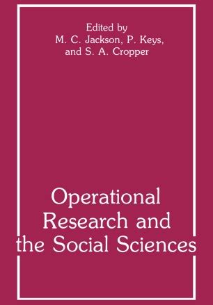 Operational Research and the Social Sciences 25 Years On - Conference Proceedings Doc