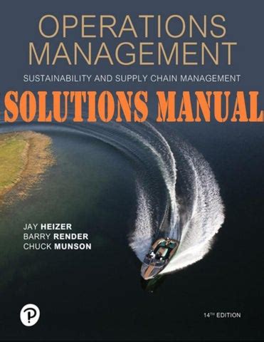 Operations And Supply Chain Management 14th Edition Solutions Manual Reader