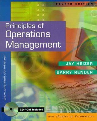 Operations Management By Jay Heizer 9th Edition Solutions PDF