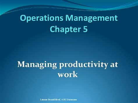 Operations Management Chapter 5 Solutions Epub