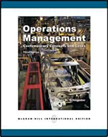 Operations Management Conteporary Concepts and Cases with CD-ROM &am Reader