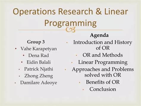 Operations Research (Linear Programming) 2nd Edition PDF