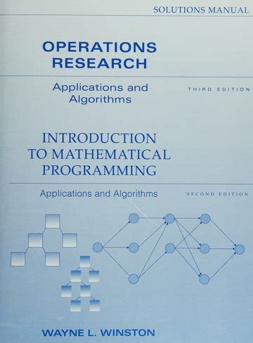 Operations Research Applications And Algorithms Solutions Kindle Editon