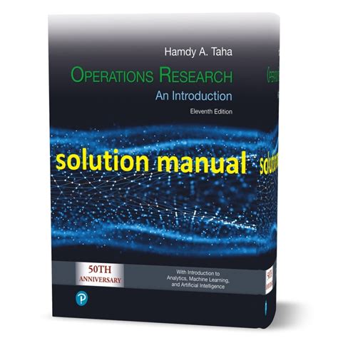 Operations Research Hamdy Taha 8e Solution Manual Kindle Editon