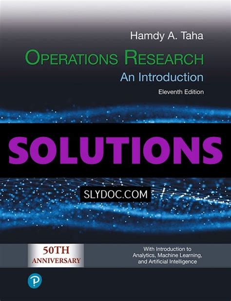 Operations Research Solutions Manual Taha Reader