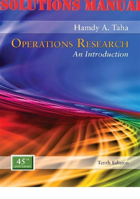 Operations Research Taha Solution Manual Download Reader