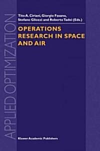 Operations Research in Space and Air Epub