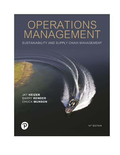 Operations Supply Chain Management 14th Edition pdf Kindle Editon