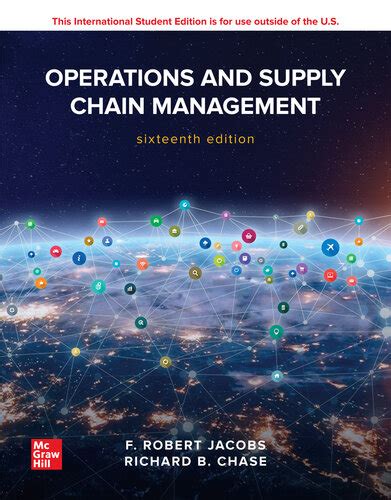 Operations and Supply Chain Management Mcgraw-hill Education PDF