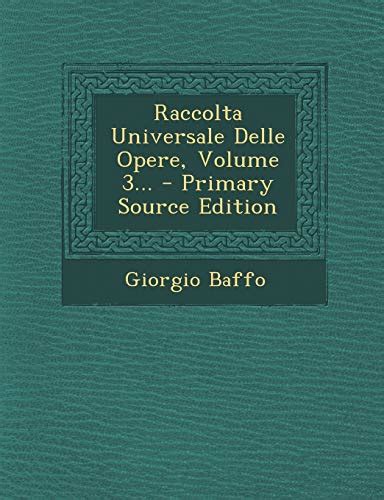 Opere Volume 3 Primary Source Edition Italian Edition Epub