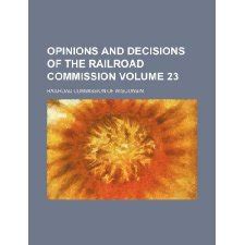 Opinions and Decisions of the Railroad Commission Epub