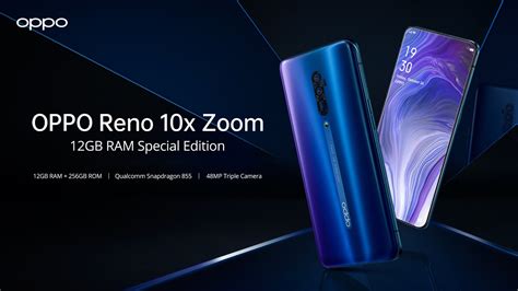 Oppo Reno 10X Zoom 12GB RAM: The Ultimate Smartphone for Photography Enthusiasts