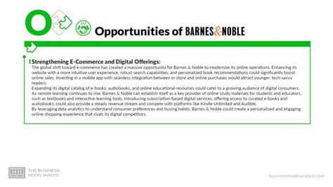 Opportunities for Barnes & Noble Inc.