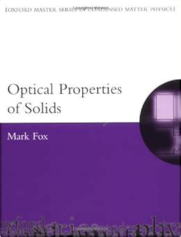 Optical Properties Of Solids Mark Solution Manual Reader