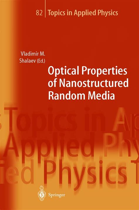 Optical Properties of Nanostructured Random Media 1st Edition Epub