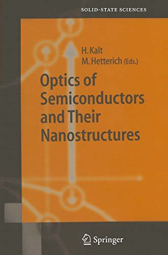 Optics of Semiconductors and Their Nanostructures 1st Edition Doc