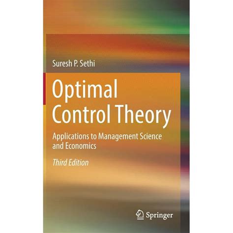 Optimal Control Theory Applications to Management Science and Economics 2nd Printing Edition Doc