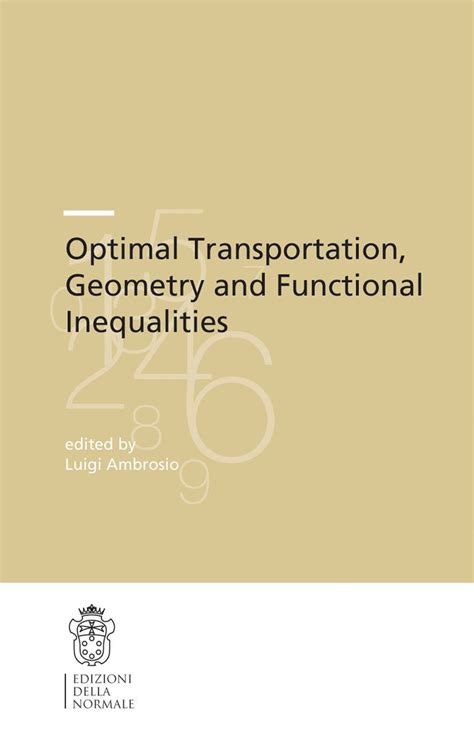 Optimal Transportation, Geometry and Functional Inequalities Epub