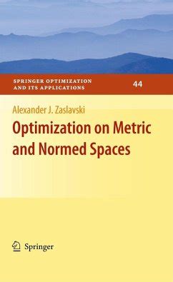 Optimization on Metric and Normed Spaces Doc