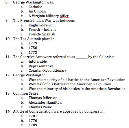 Options For Youth Us History Answers Doc