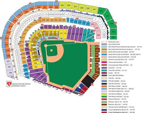 Oracle Park Seating Chart With Seat Numbers