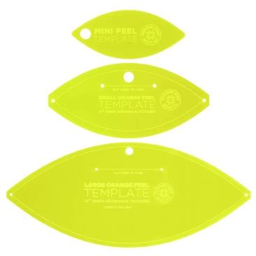 Orange Peel Template