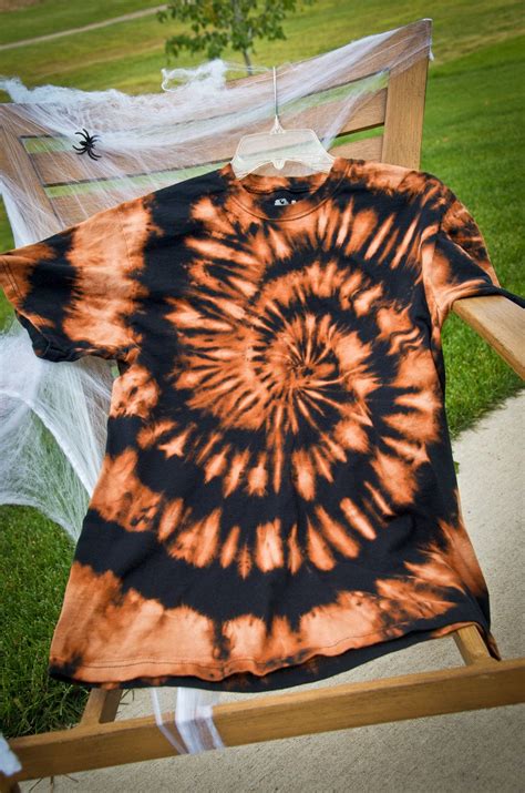 Orange and Black Tie Dye Shirt: A Style Canvas for Creative Expressions